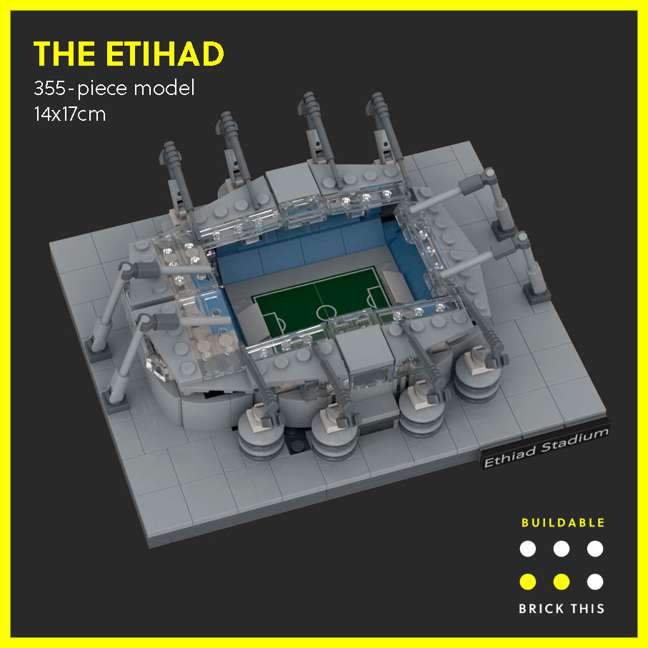 Etihad custom LEGO set - instructions only