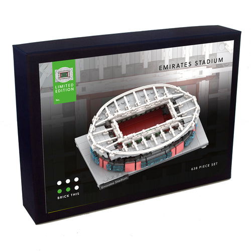 Custom LEGO kit of Emirates Stadium