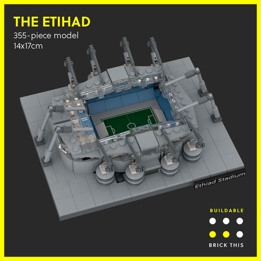 Etihad custom LEGO set - instructions only
